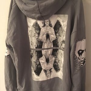 Haculla Men’s Hoodie Jacket Gray Angel xxl